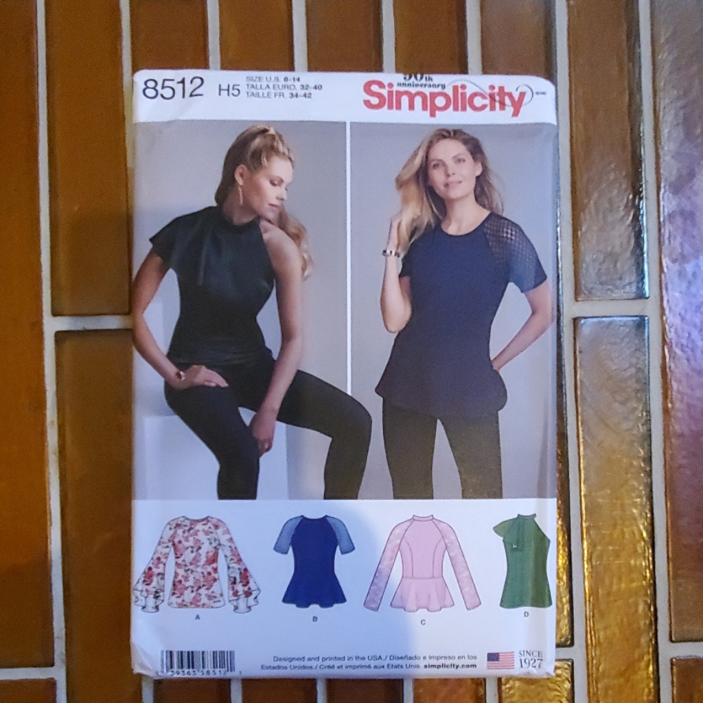 Simplicity Pattern 8512